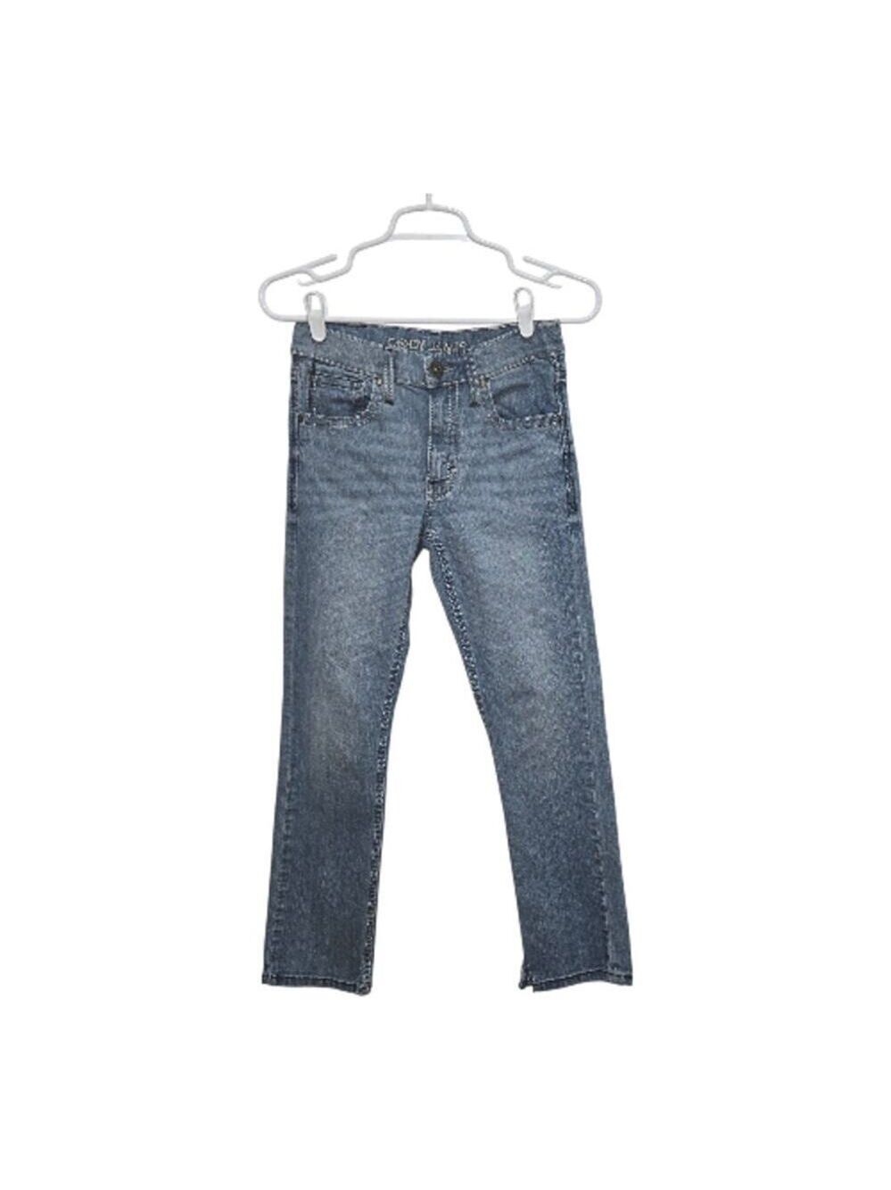 Cody James Youth 14R Straight Leg Western Stretch Jeans Light Wash